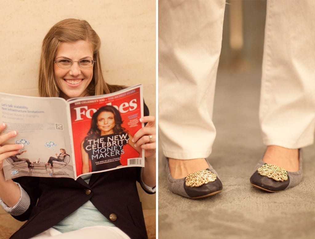 banking styled engagement pictures