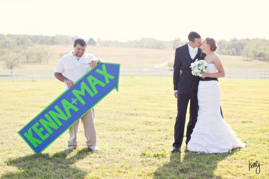 outside wedding