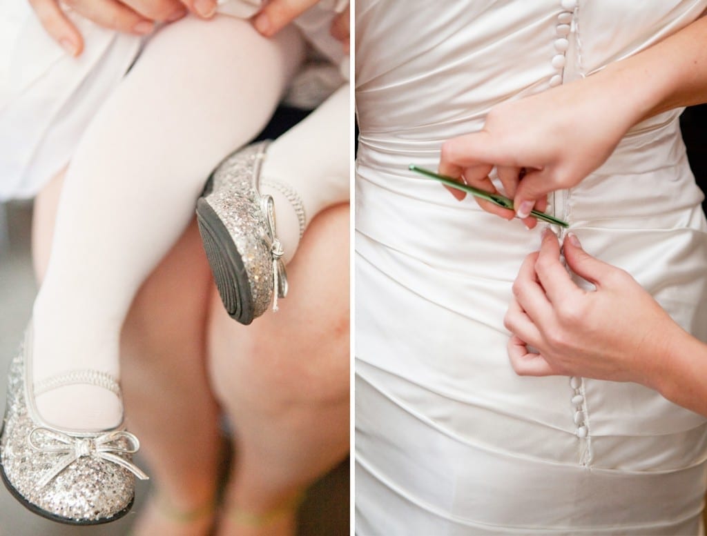 sparkly flowergirl shoes