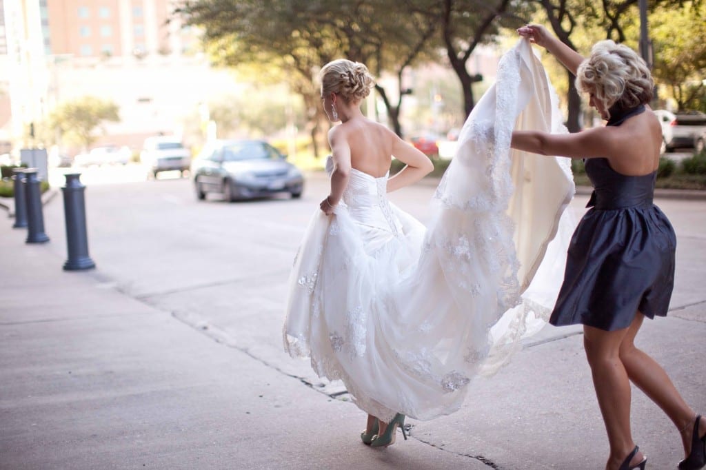 bride going to the chapel