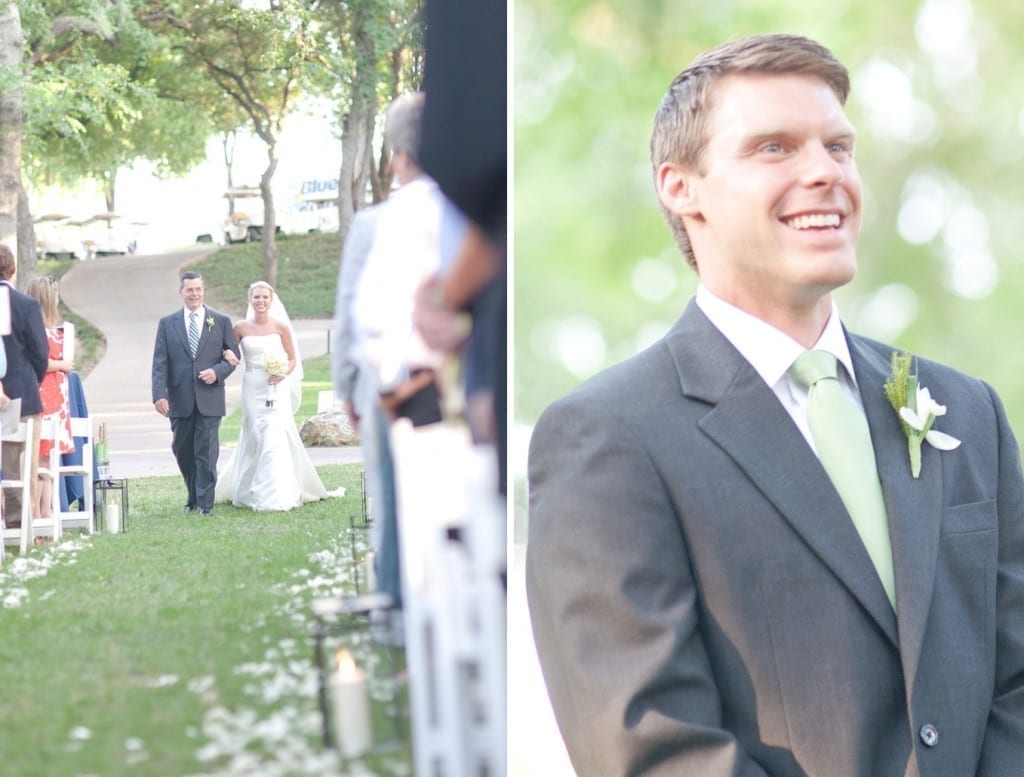 bride walking down aisle