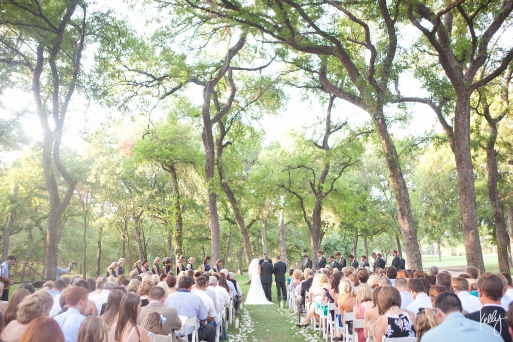 ft. worth outdoor wedding