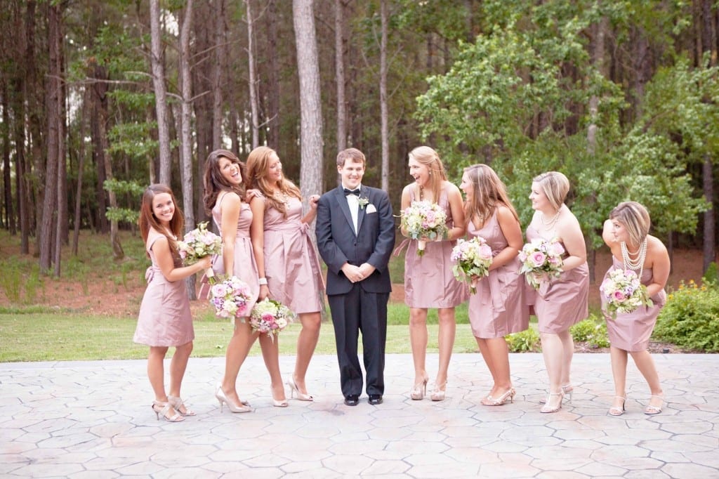 groom with brisedmaids