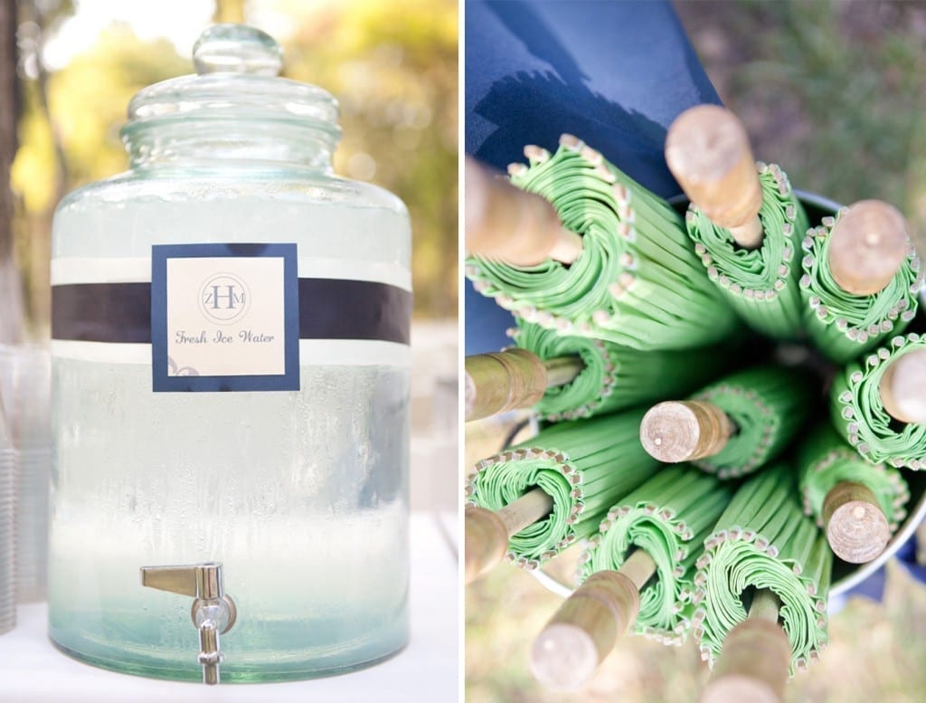 outdoor wedding details