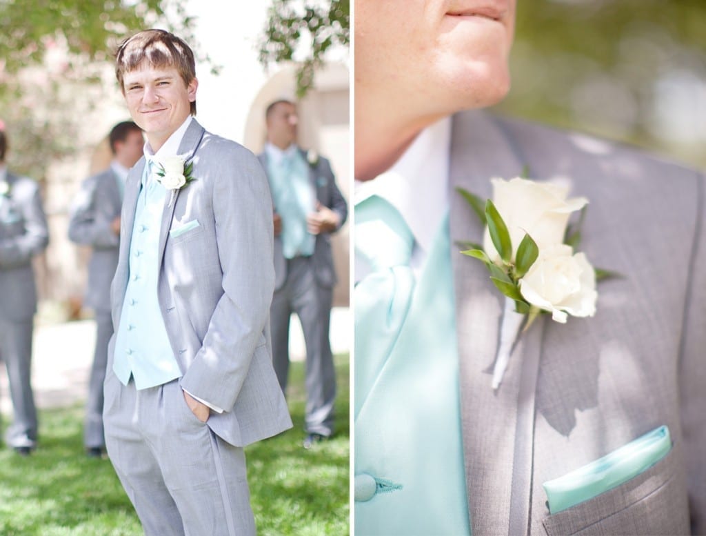 turquoise groom