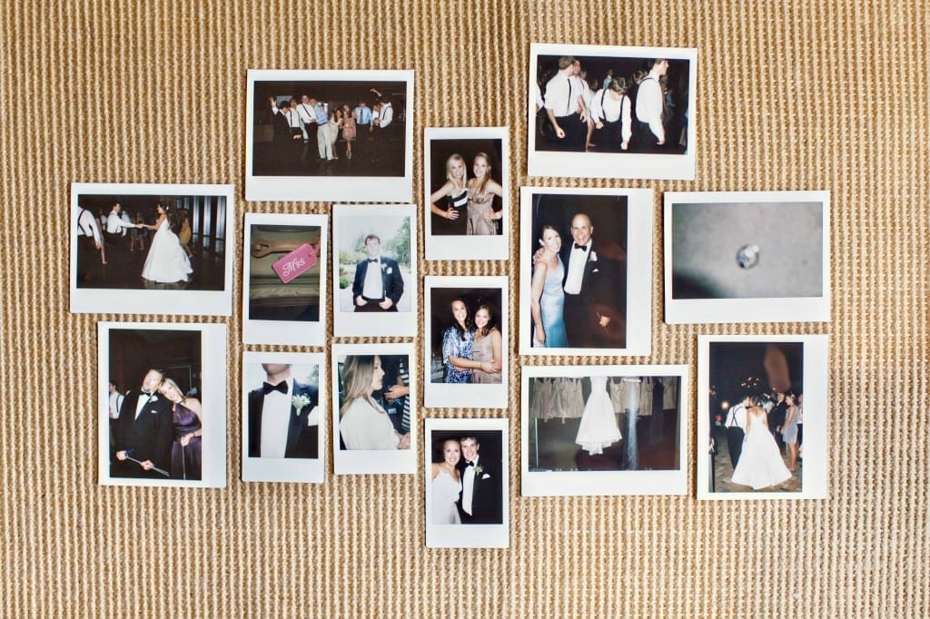 wedding polaroids