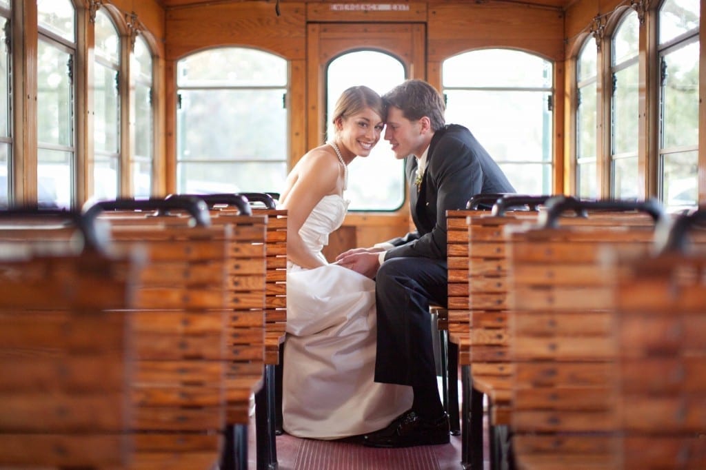 alabama trolley bride and groom