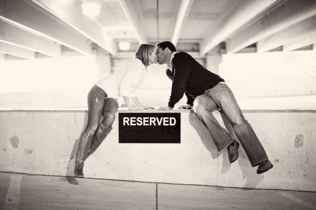 bride and groom reserved