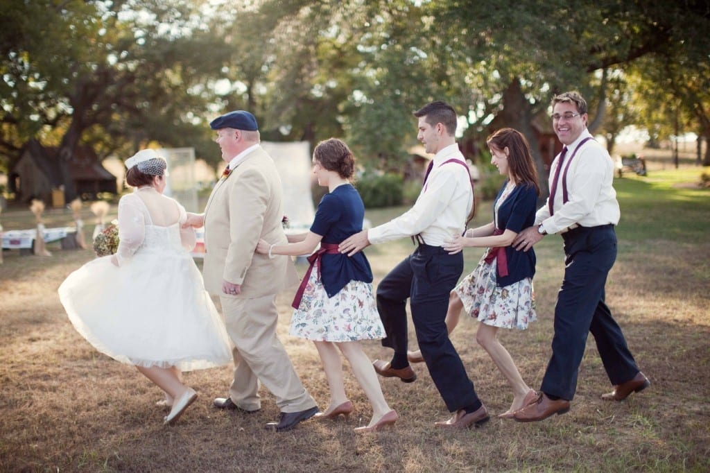 fun wedding party