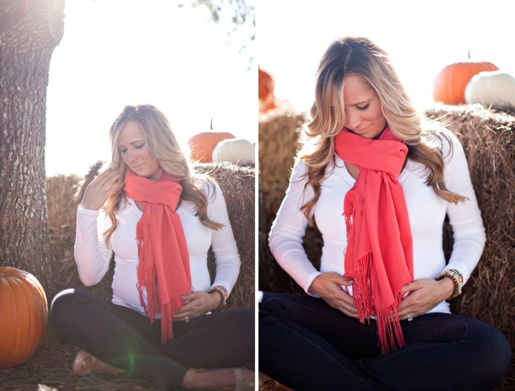 orange maternity
