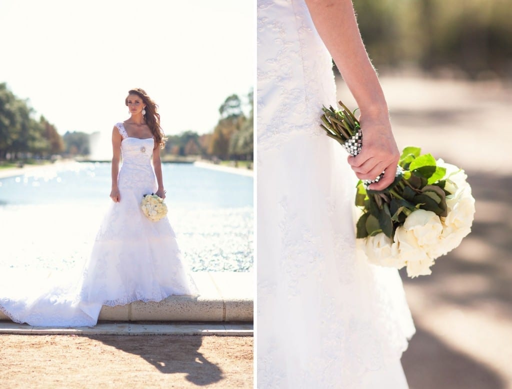 bride on the water