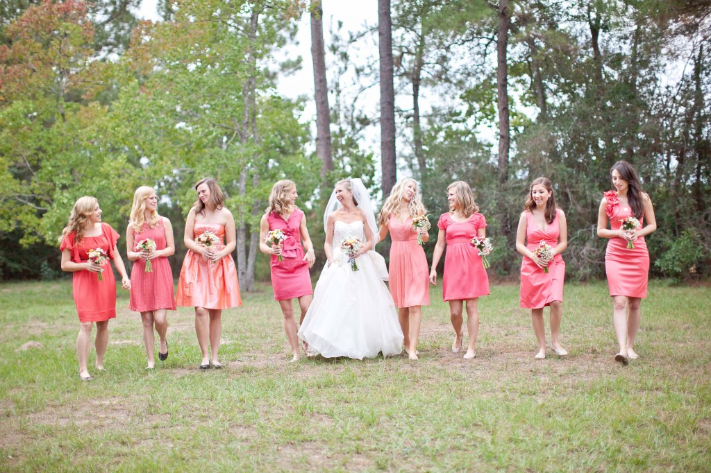 coral and mint wedding