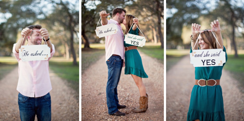 engagement signs