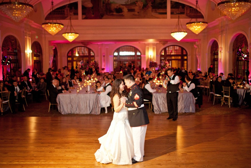 crystal ballroom wedding