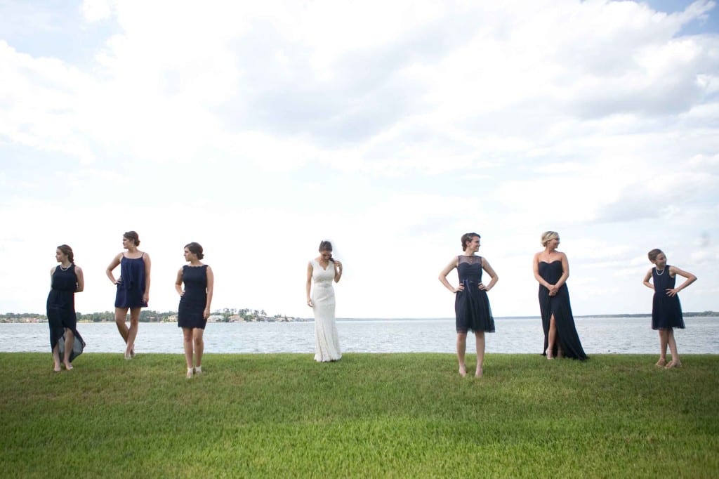 navy bridesmaids
