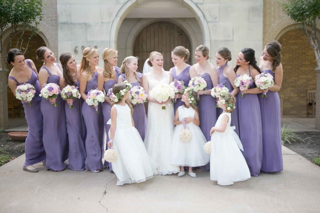 bride and bridal party