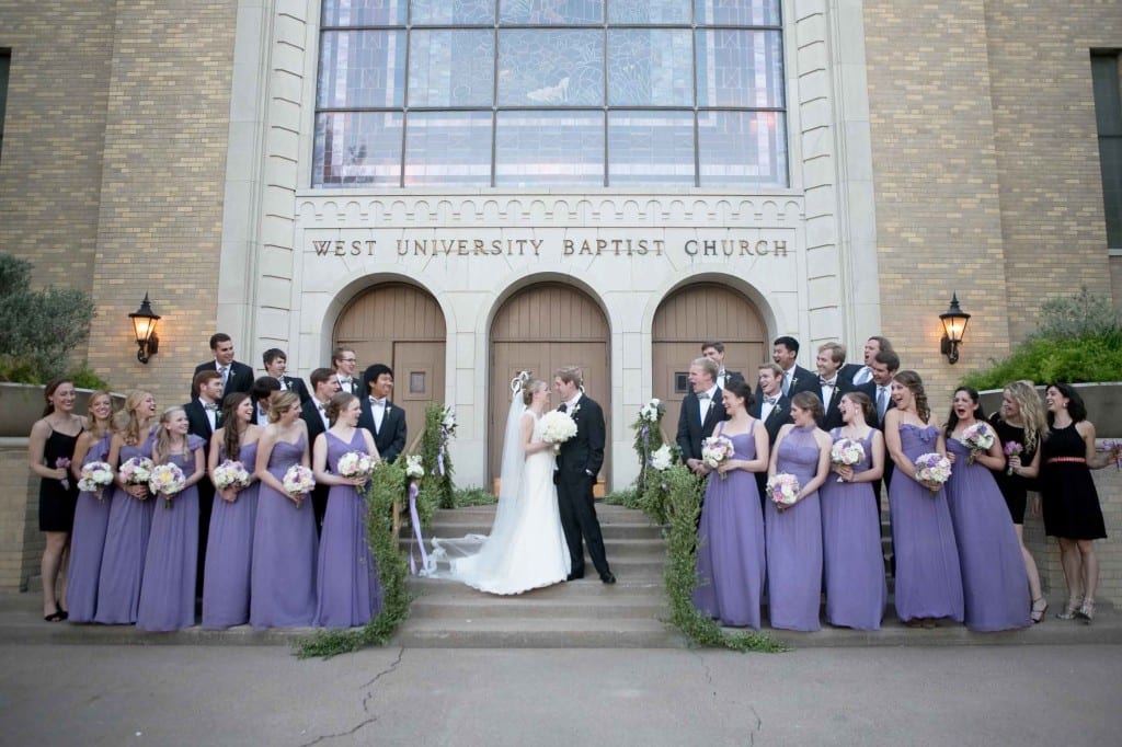 lavendar wedding party
