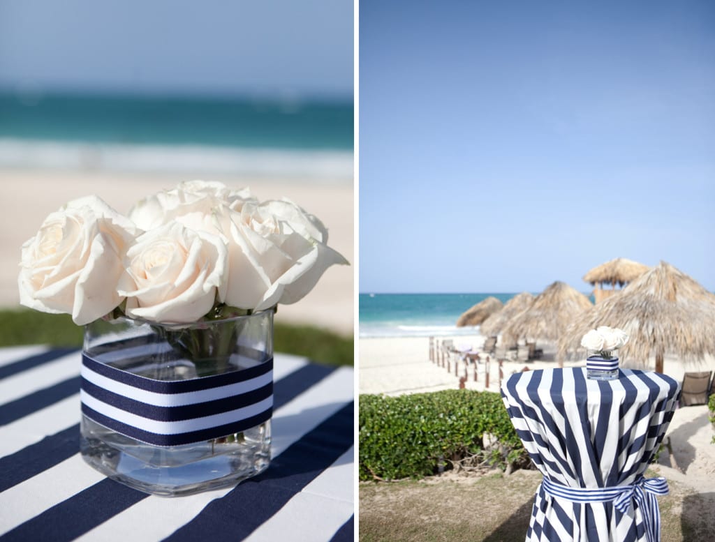 beach wedding details