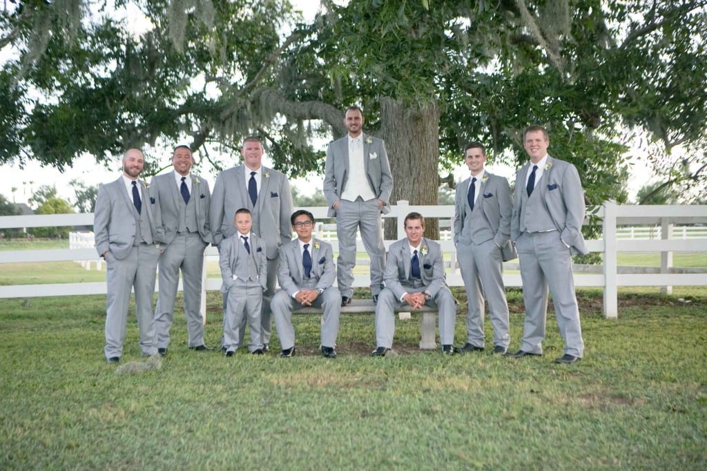 grey suit groomsmen