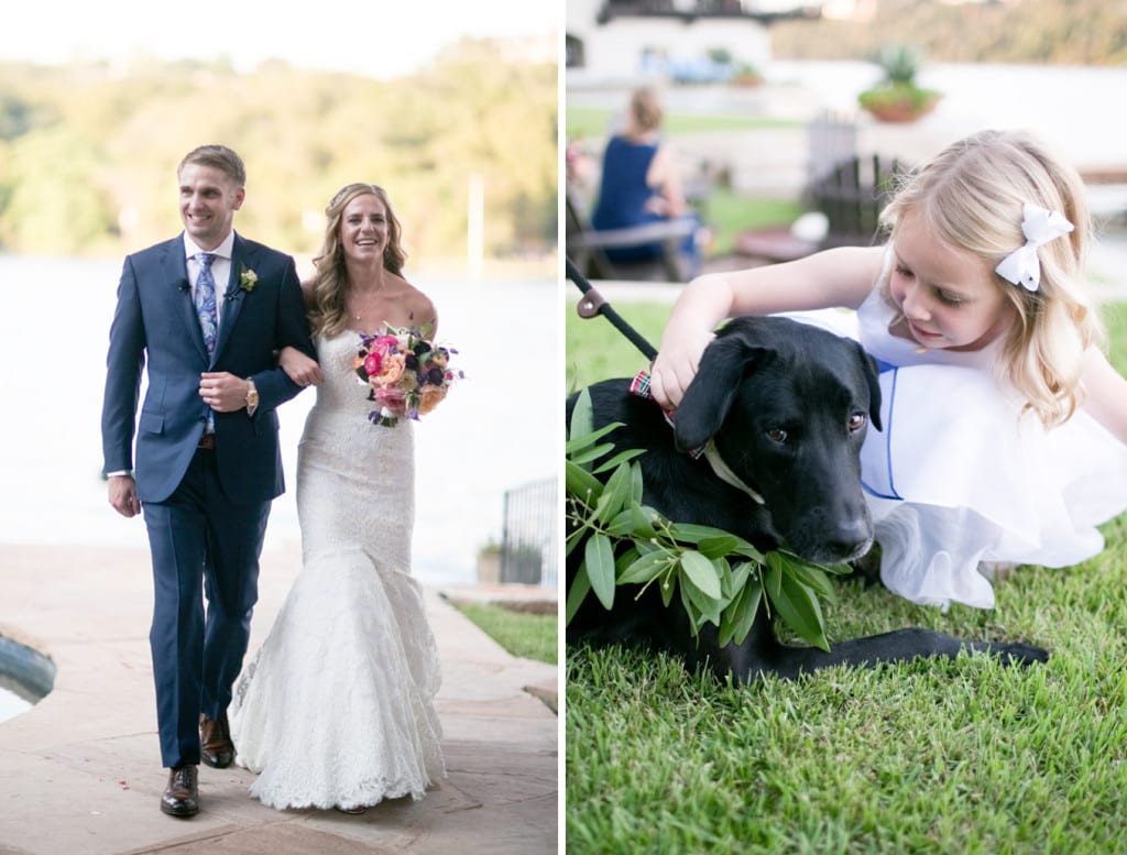 wedding with pup