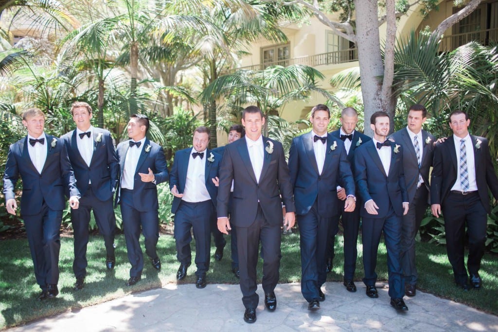 navy tuxedo groomsmen