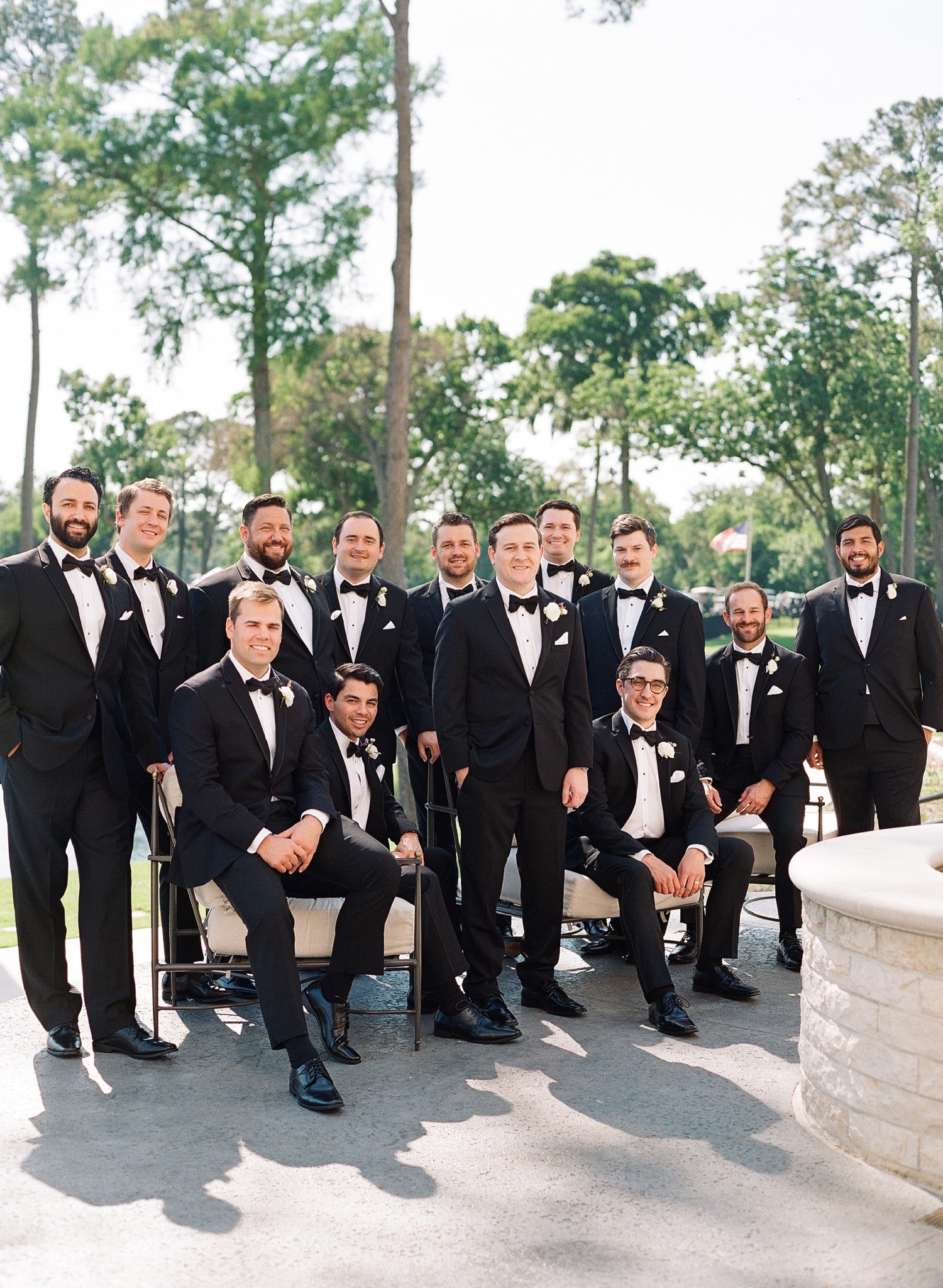 Groomsmen at Lakeside Country Club