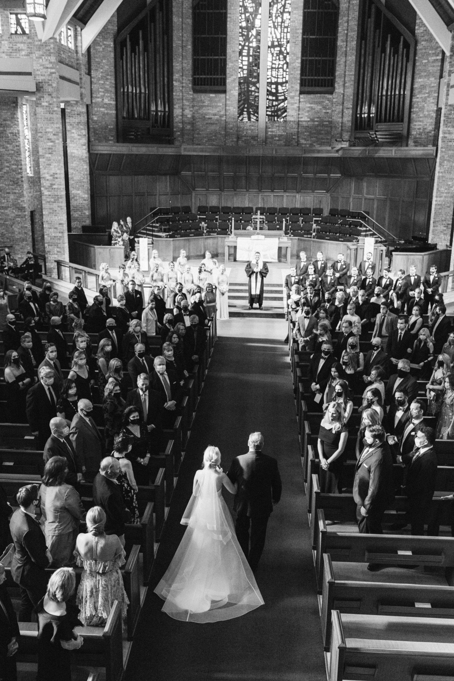Wedding Ceremony at Memorial Drive Methodist Church