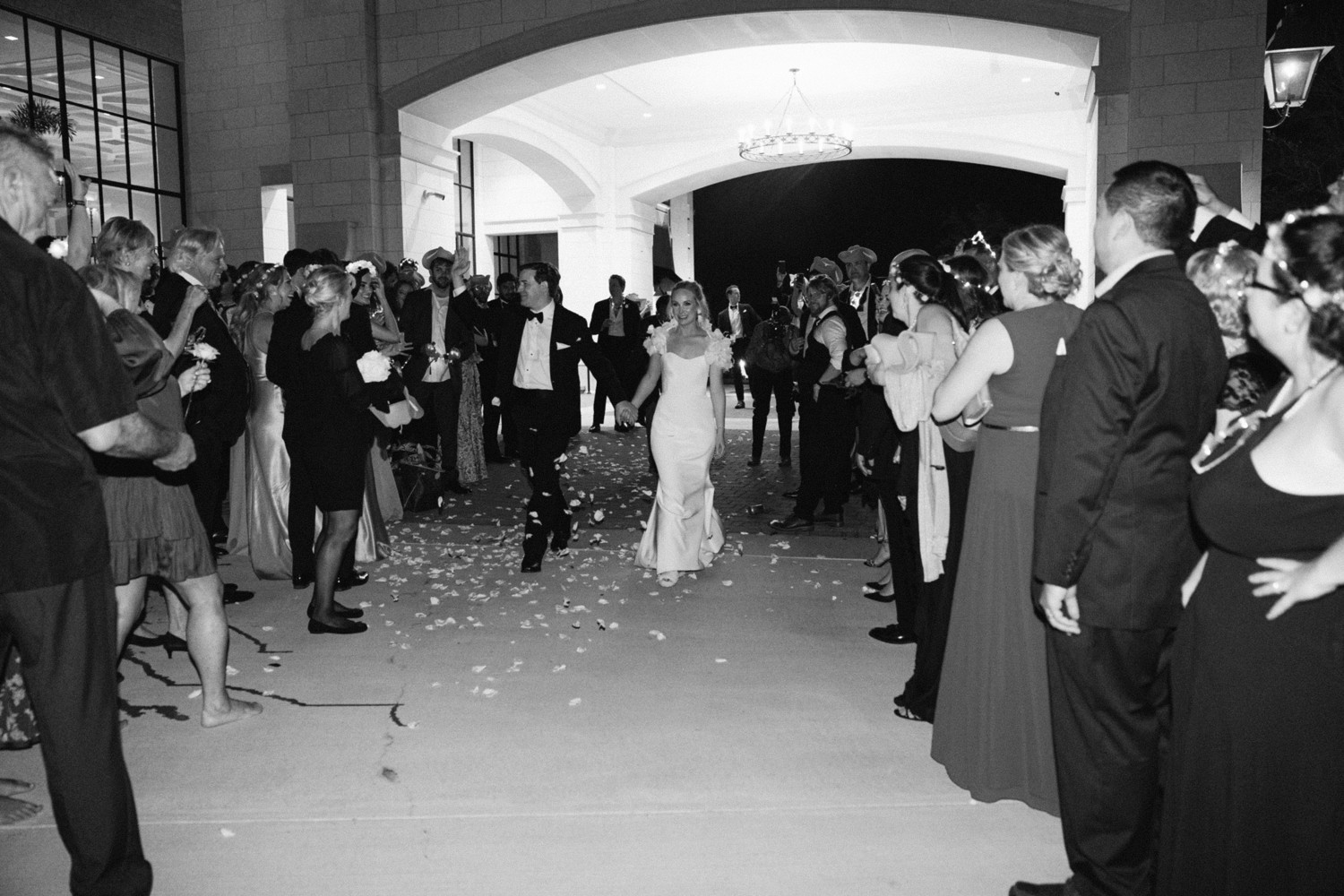Wedding Exit at Lakeside Country Club
