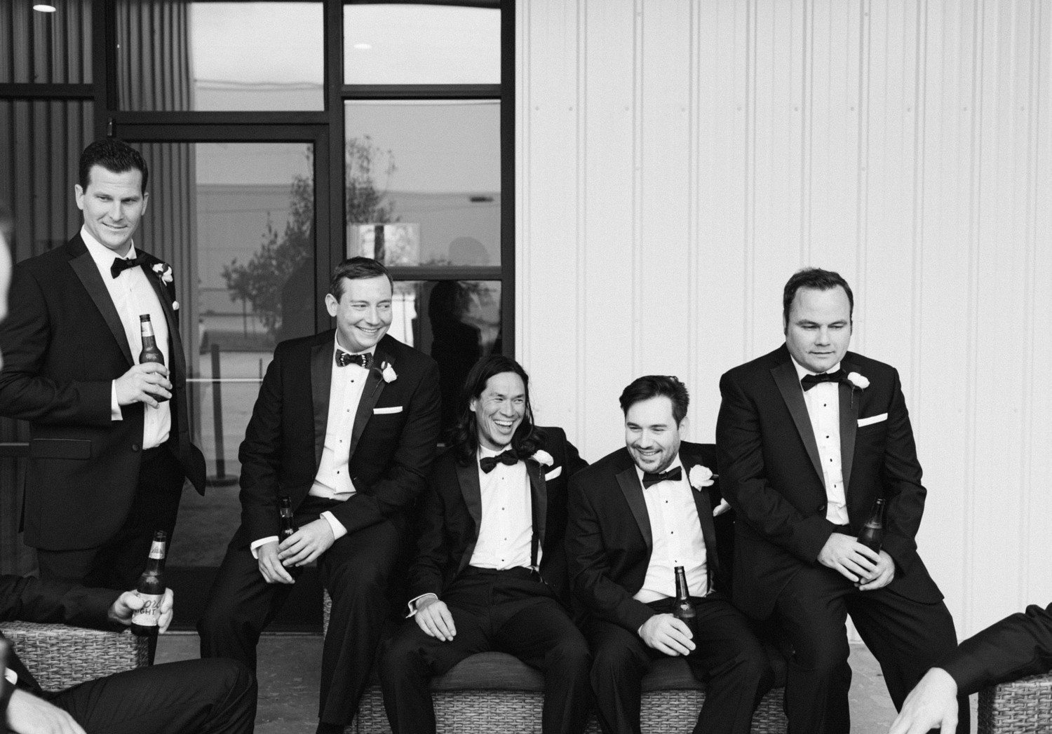 Groom and Groomsmen at The Revaire