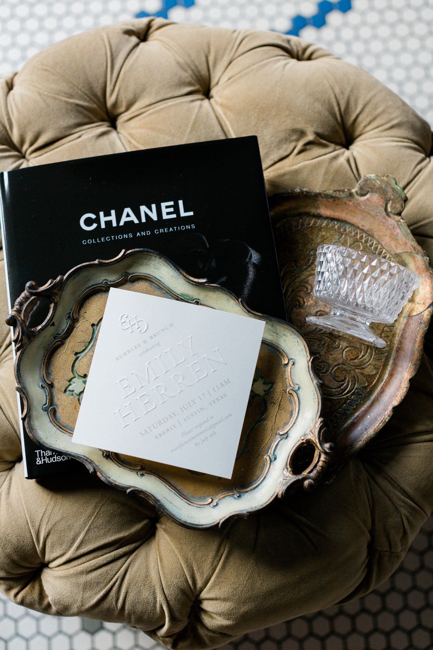 Champagne & Chanel Invite
