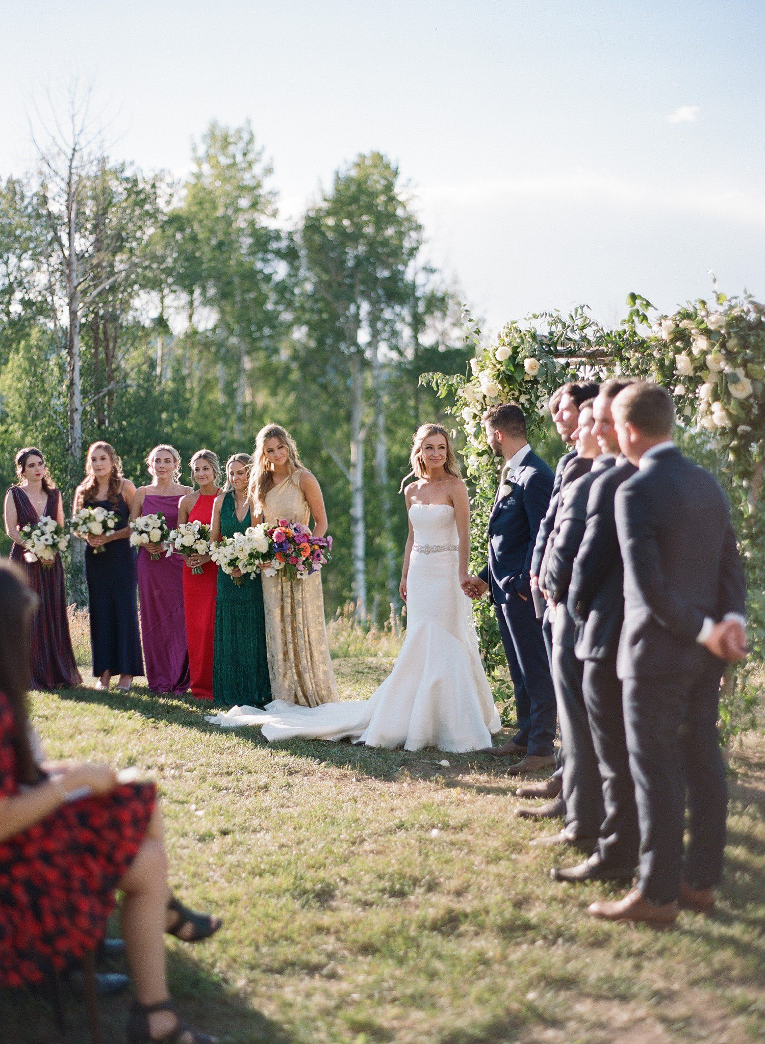 Aspen Wedding Ceremony at Lynn Britt Cabin