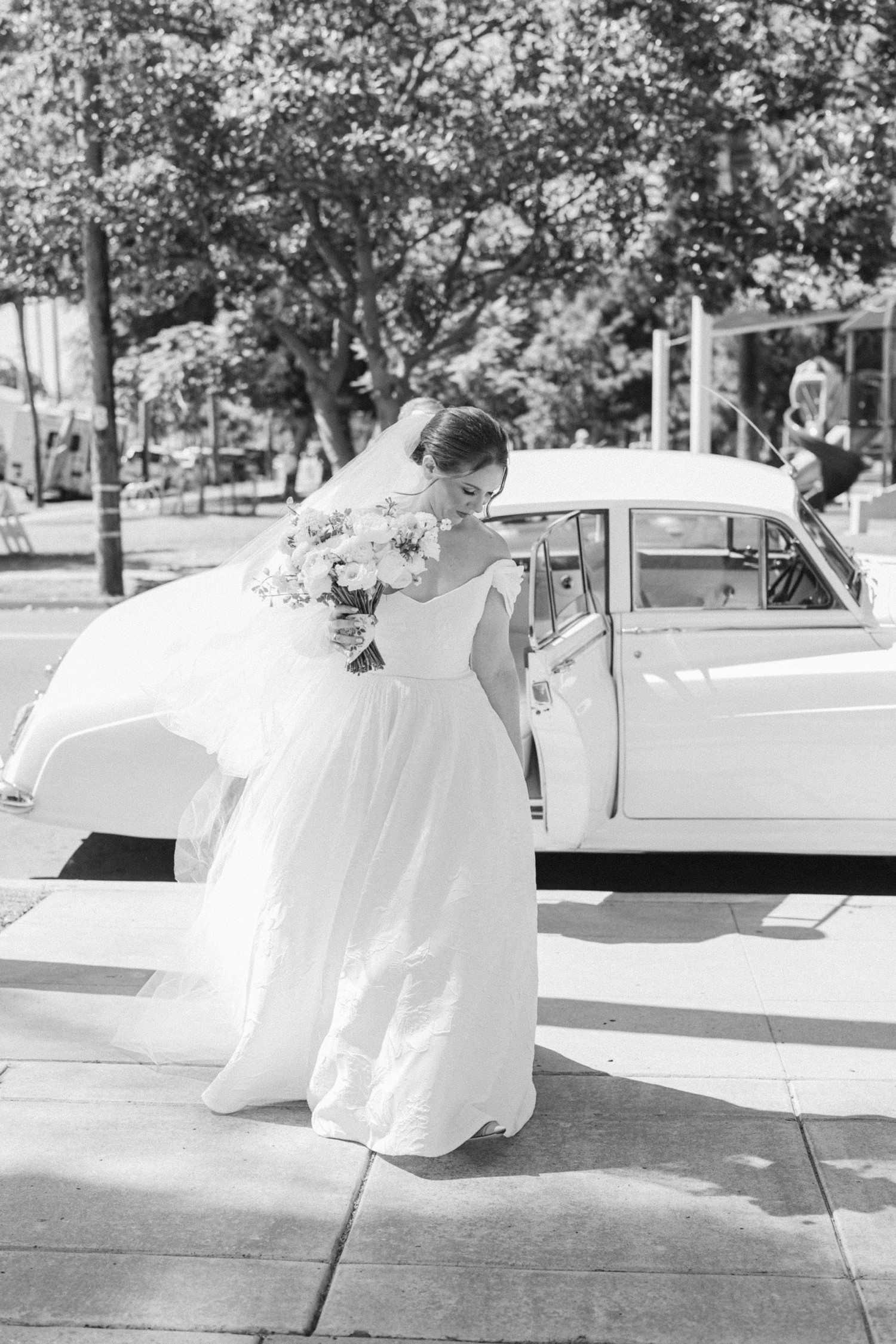 Bridal Photos with Rolls Royce