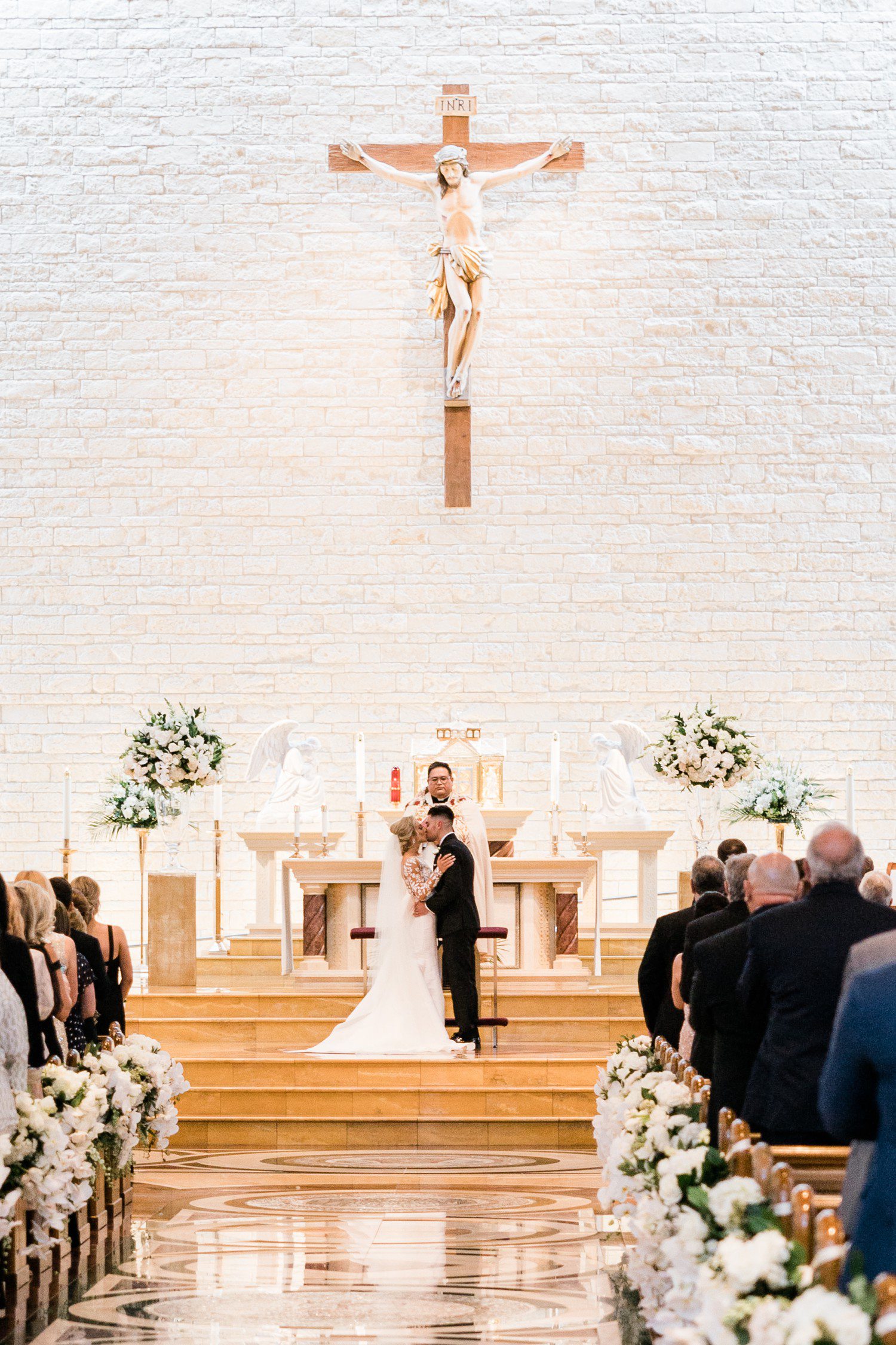 Wedding at St. John Vianney Church Houston