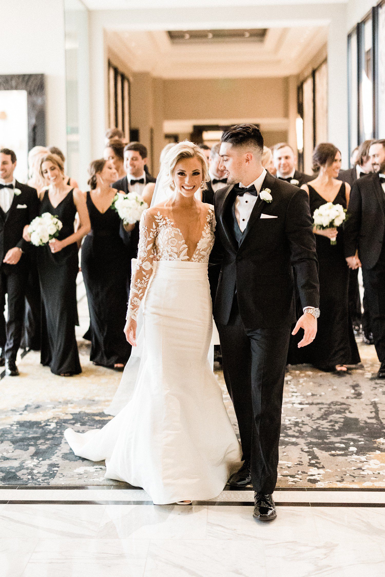 Bride and Groom Photos at Post Oak Hotel