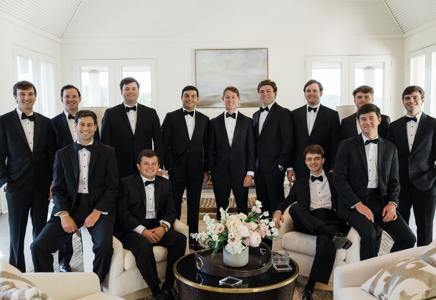 Groomsmen at Commodore Perry Estate