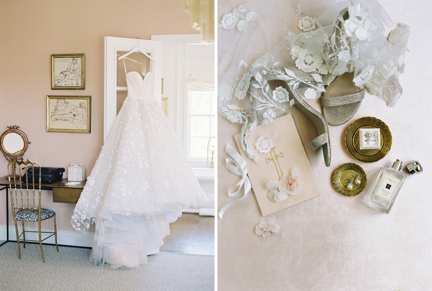 Bridal Details at Commodore Perry Estate