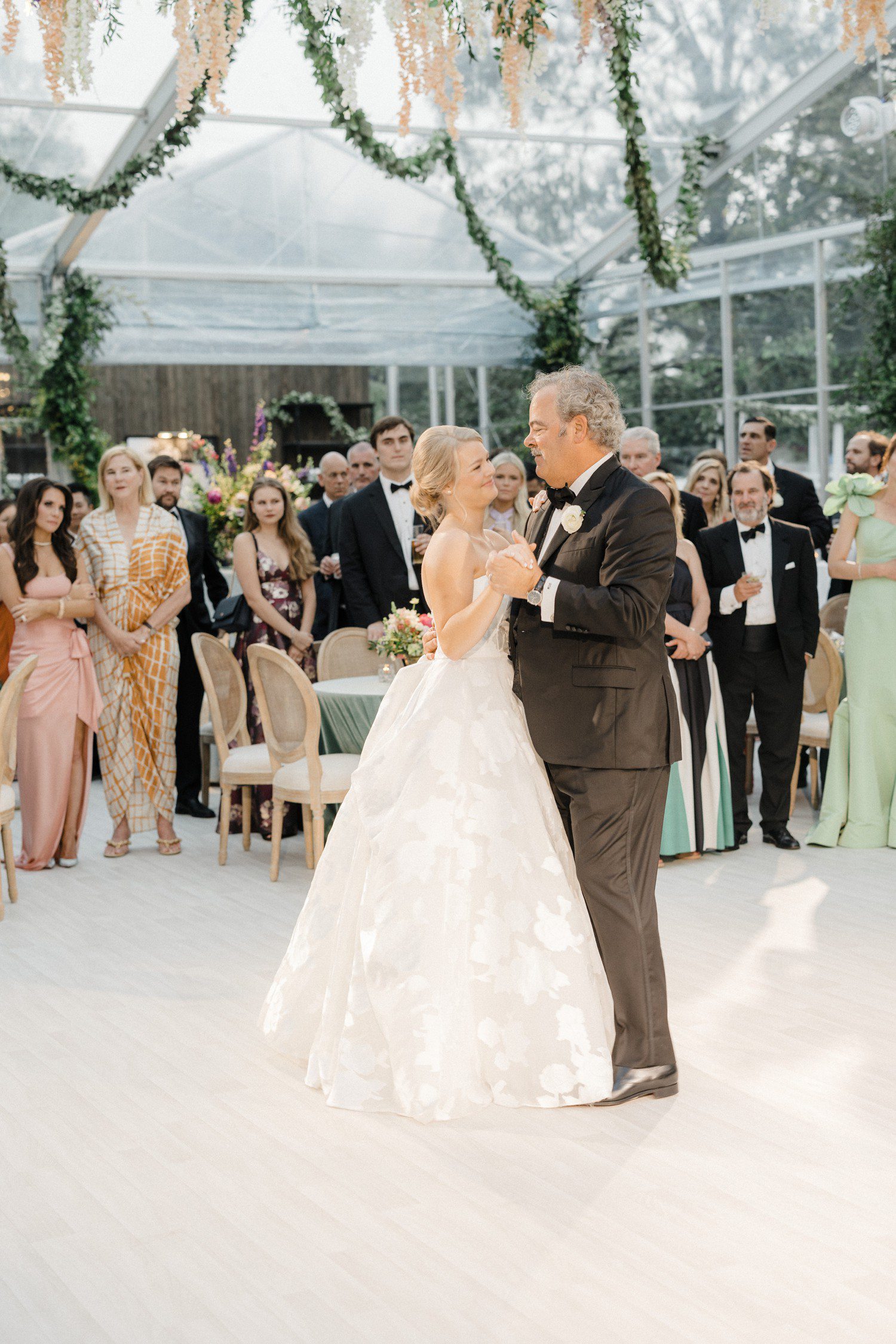Bride and Father First Dance Houston Wedding