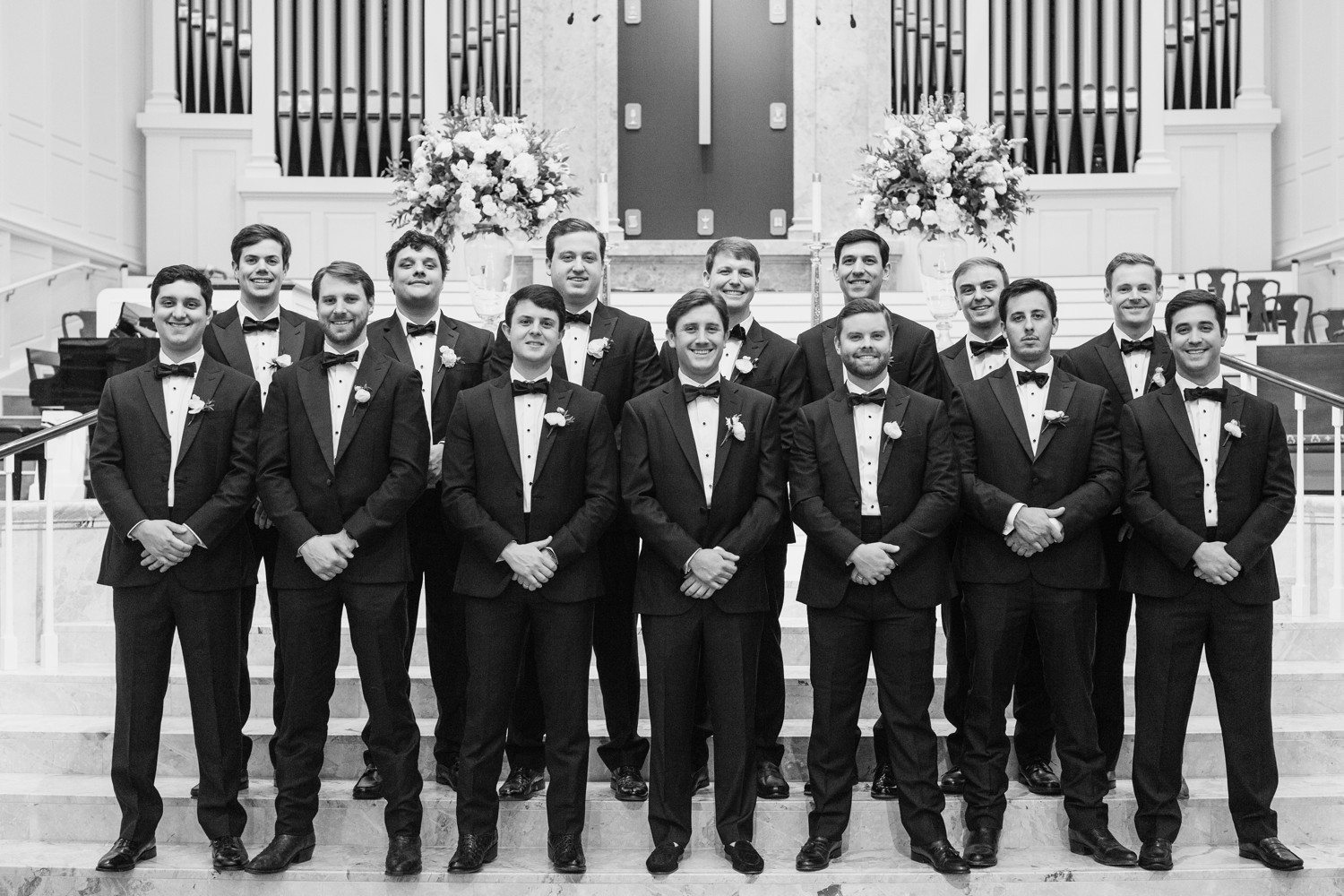 Groomsmen Photos St. Luke's Methodist Church Houston