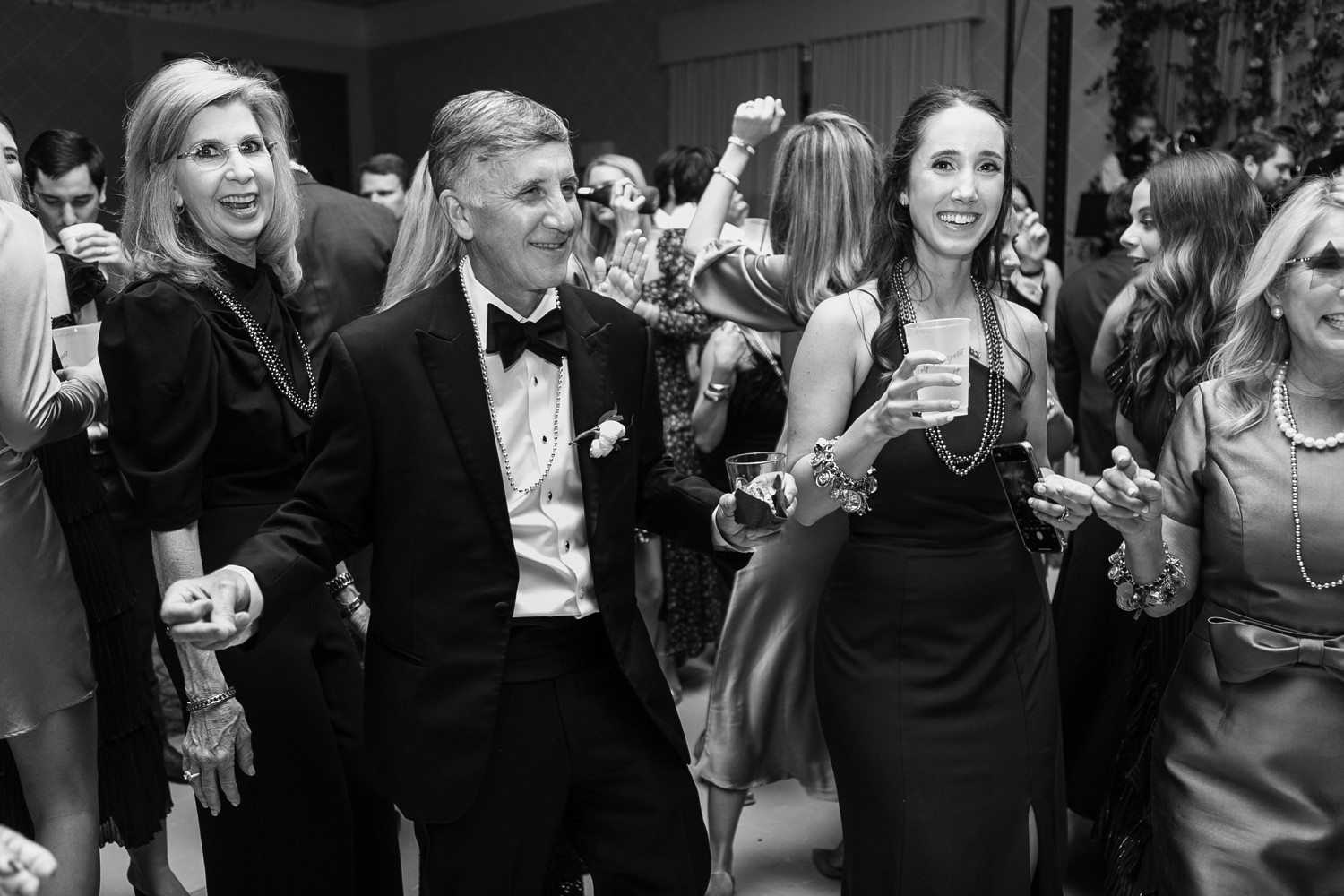 Wedding Guests Dancing at Reception