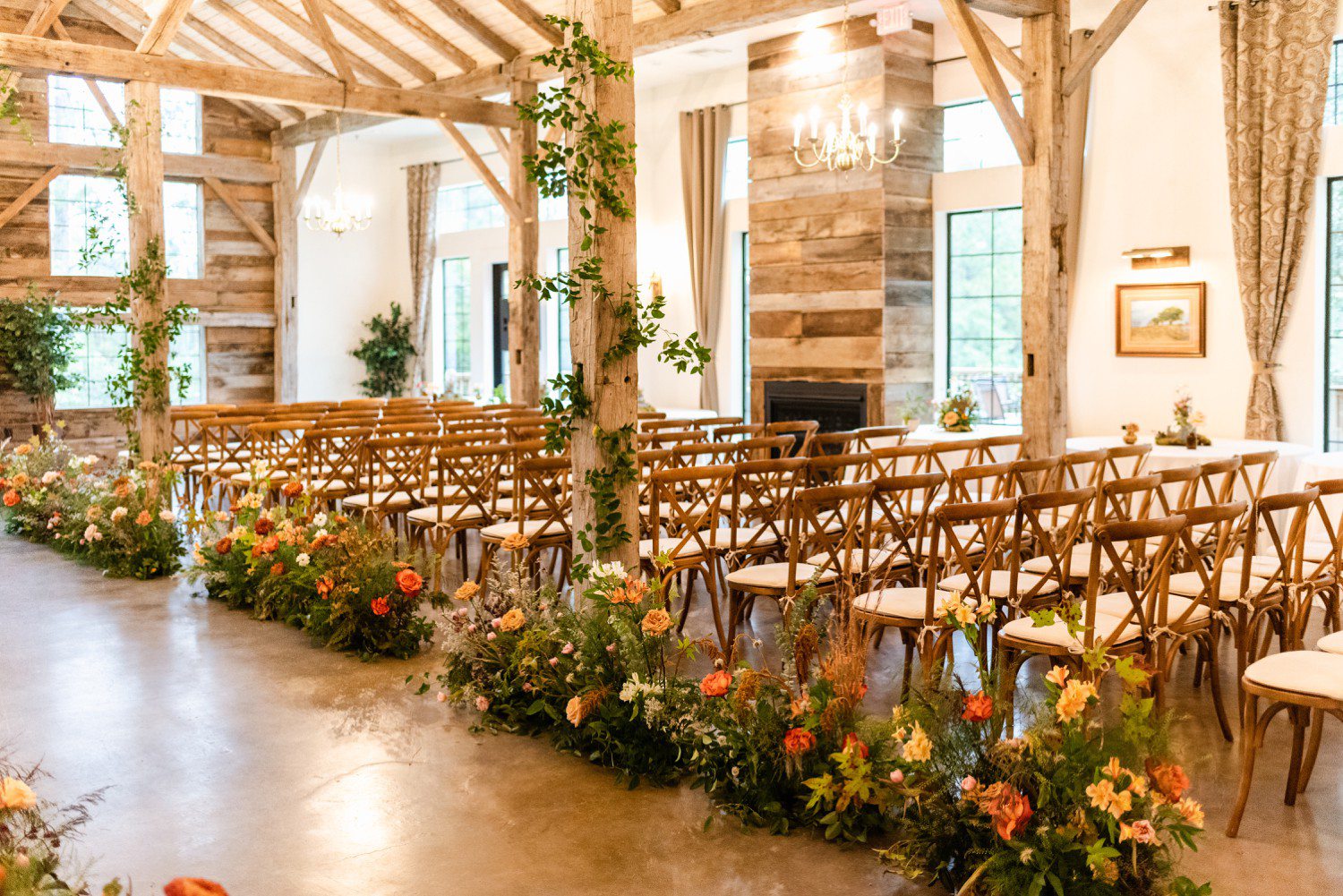 Indoor barn wedding houston texas 