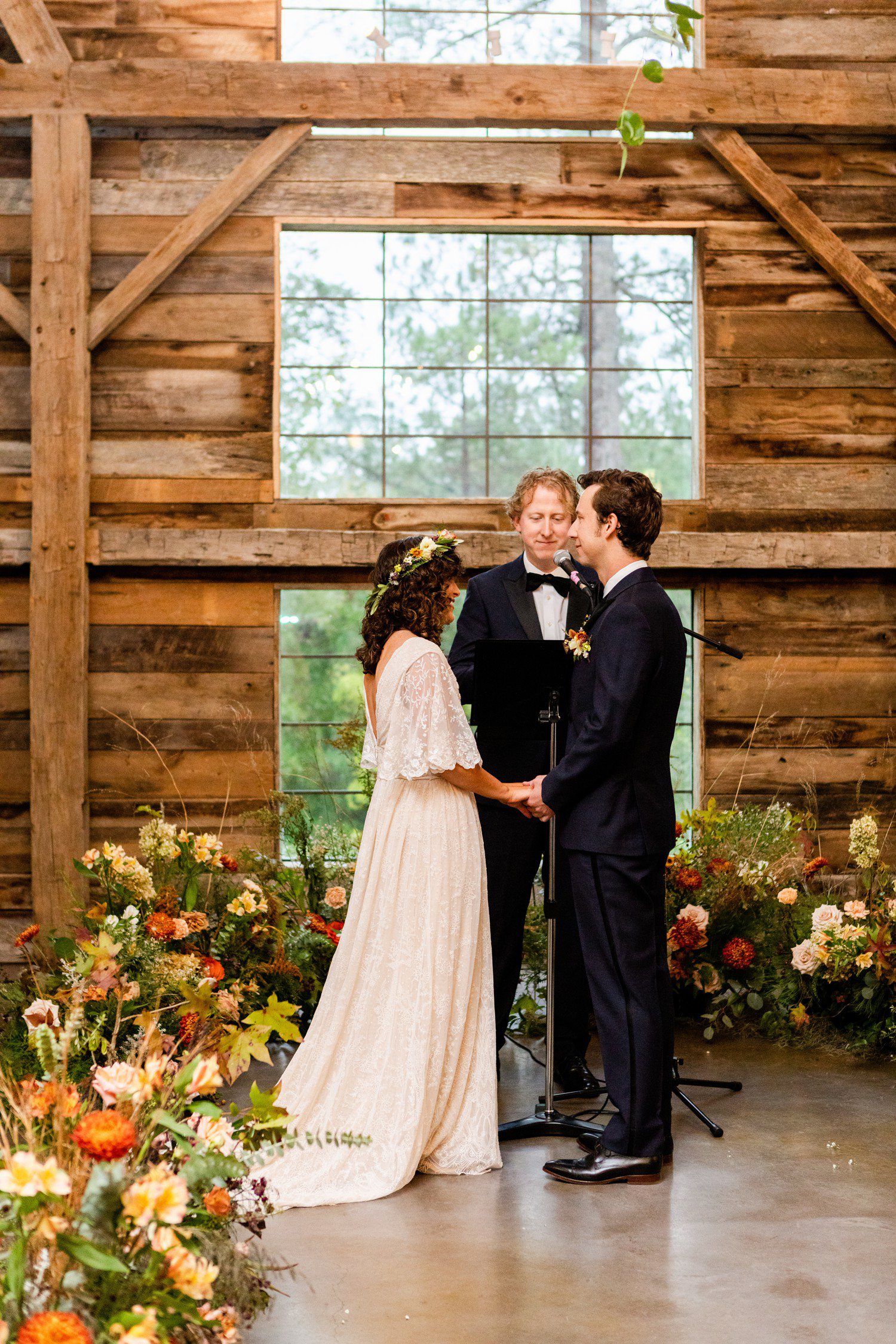 Wedding Ceremony at Historic Hill House & Farm Texas