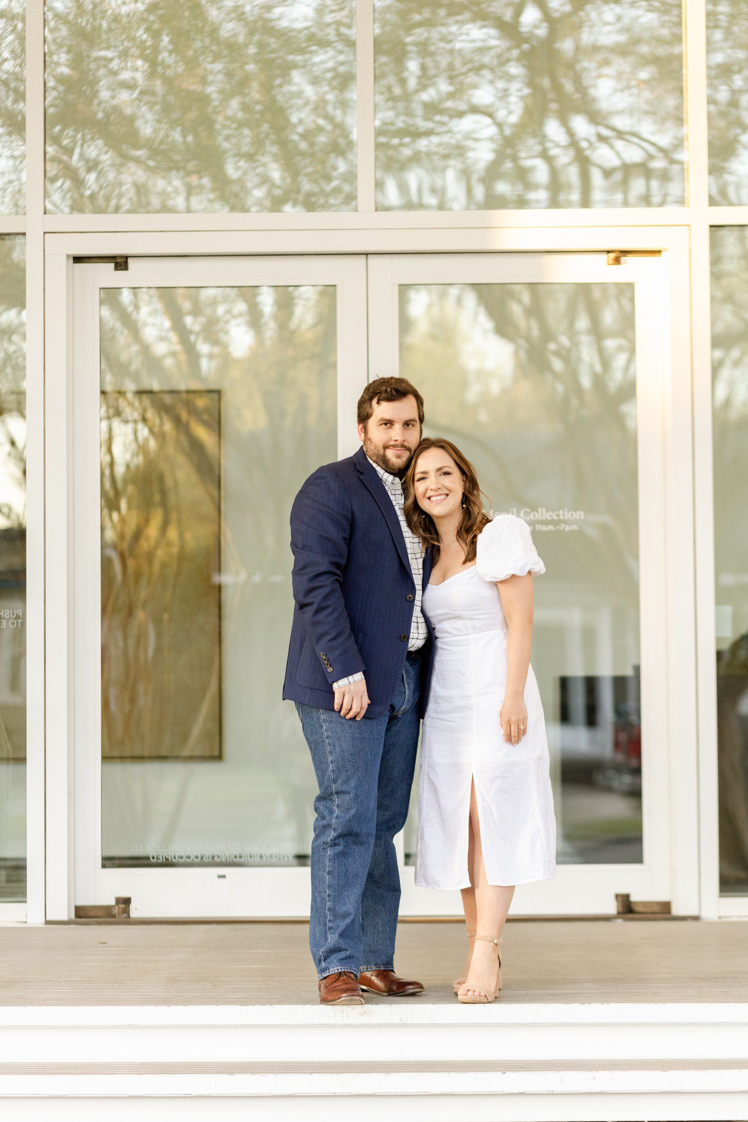 Menil Collection engagement photos in Houston 