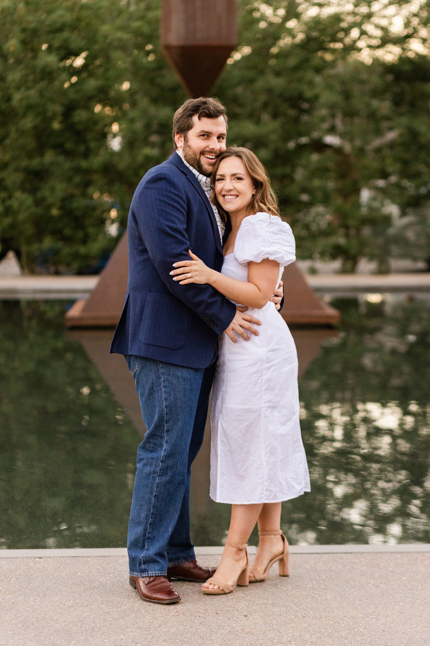 Menil Collection Engagement Photos in Houston 