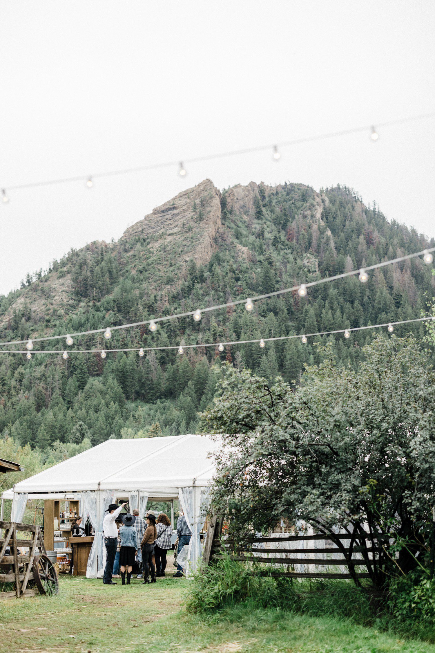 Wedding rehearsal dinner at Holden Harlot Museum in Aspen. 