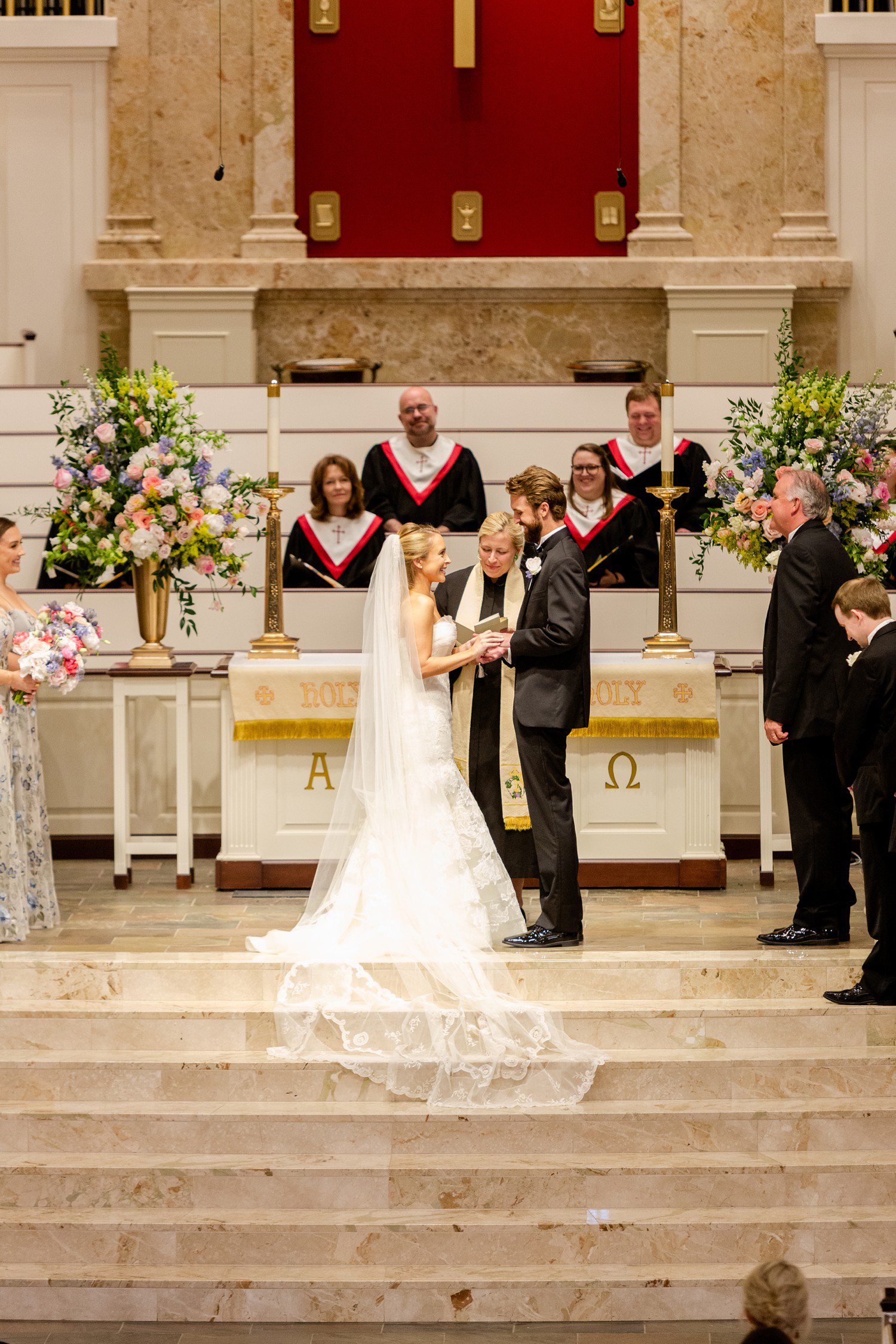 Houston wedding at St. Luke's United Methodist Church. 