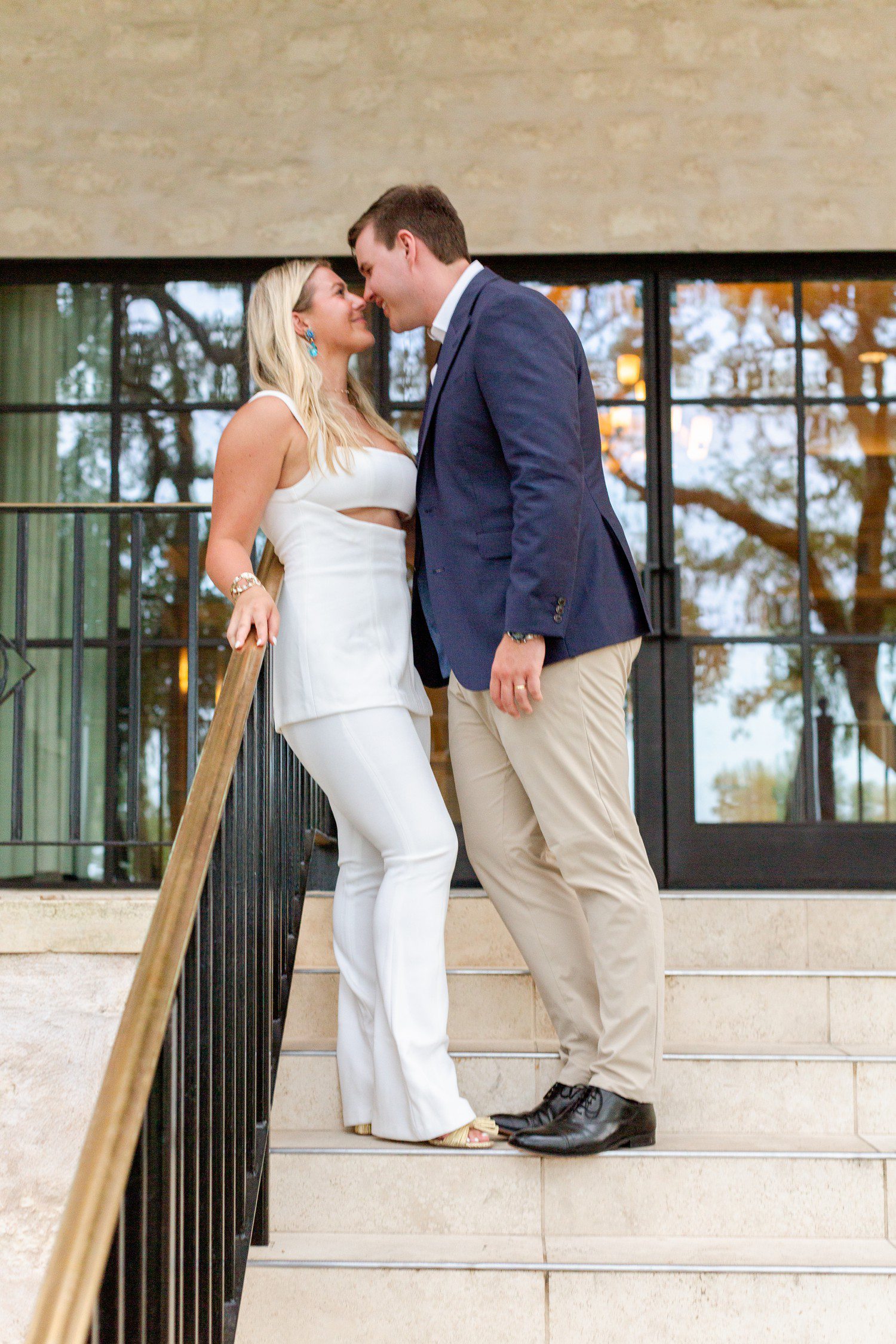 Engagement photos at Austin Country Club
