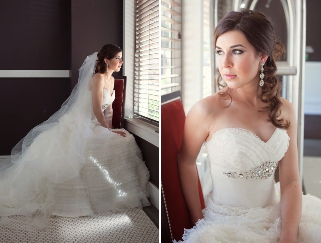 alden hotel bridal portrait