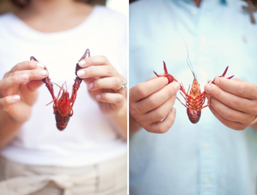 crawfish engagement session