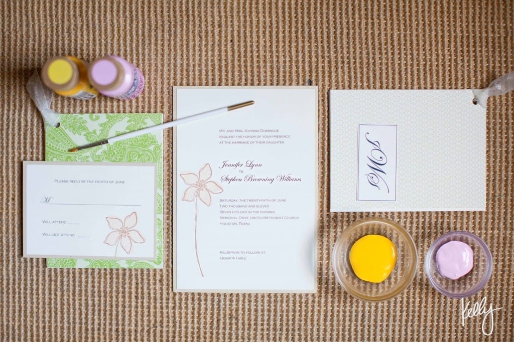 flower wedding invites