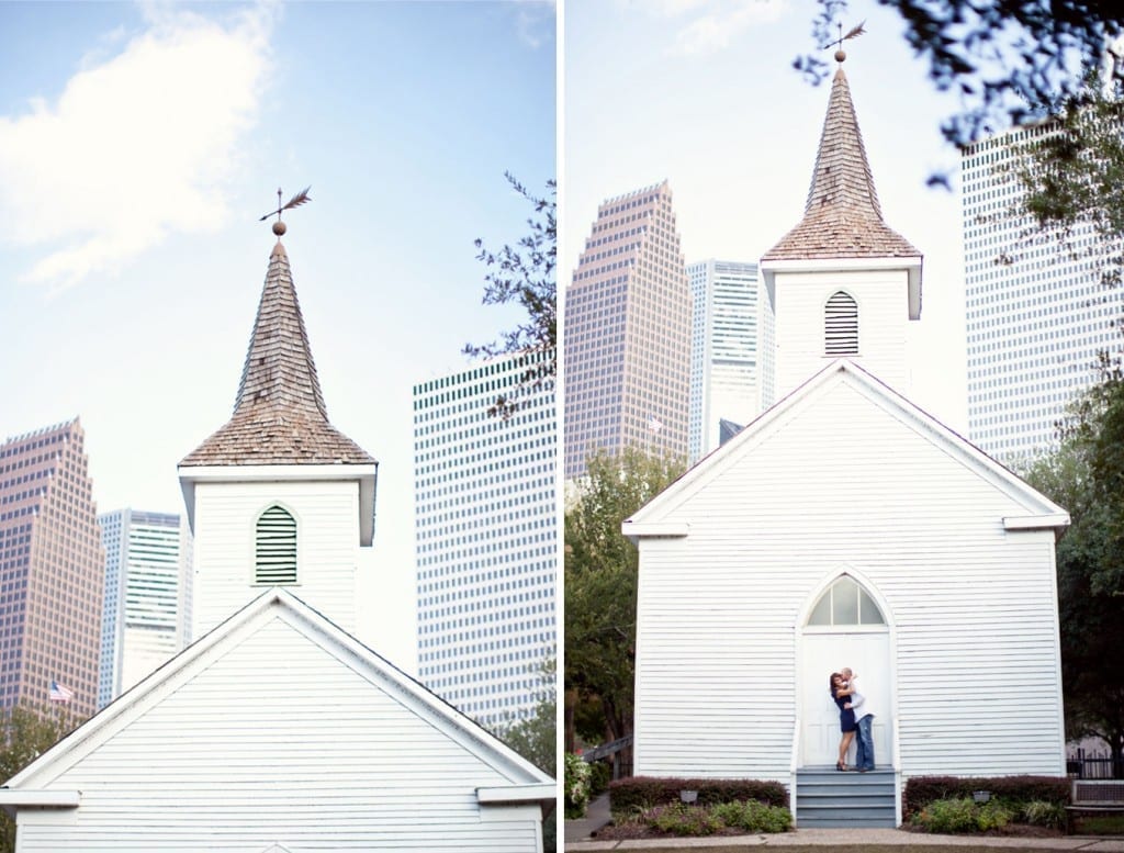 houston engagement photo